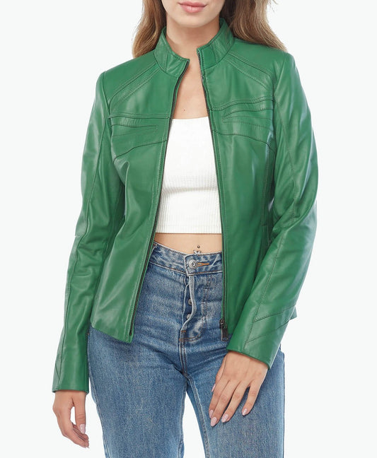 green jacket women