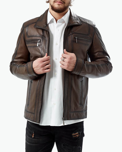 Brown Leather Jacket