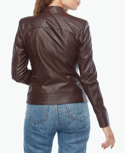 womens leather jacket